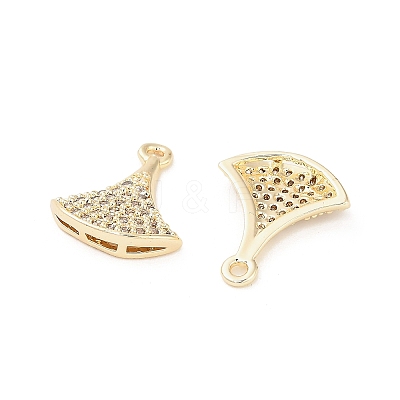 Brass Micro Pave Cubic Zirconia Pendants LS-KK-B133-02G-1