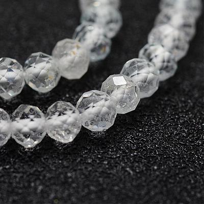 Natural Topaz Crystal Bead Strands G-G663-07-3mm-1