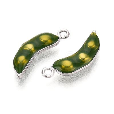 Alloy Enamel Pendants PALLOY-T092-30P-1