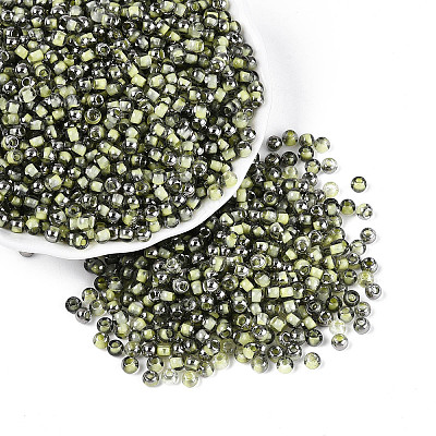 Transparent Inside Colours Glass Seed Beads SEED-T007-19A-05-1
