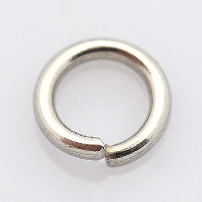 Tarnish Resistant 304 Stainless Steel Open Jump Rings A-STAS-E067-07-5mm-1