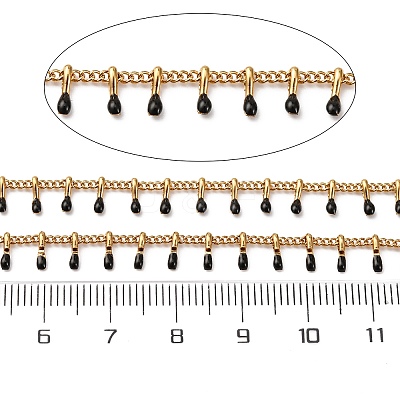 304 Stainless Steel Curb Chains STAS-R100-09A-10-1