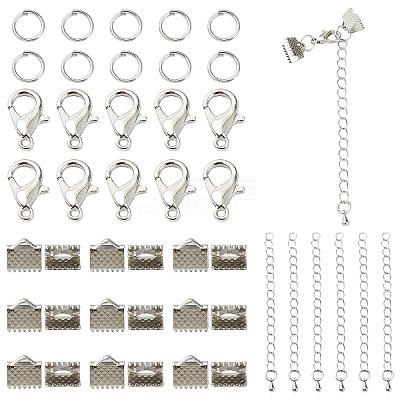 50 Pieces DIY Ribbon Ends Making Kits DIY-YW0001-99B-P-1