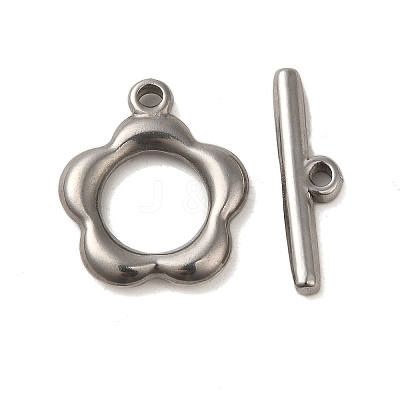 Non-Tarnish 304 Stainless Steel Toggle Clasps LS-STAS-Q324-16P-1