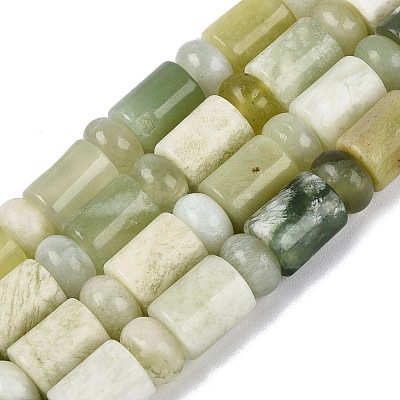 Natural Xiuyan Jade Beads Strands G-Q616-09E-02-1