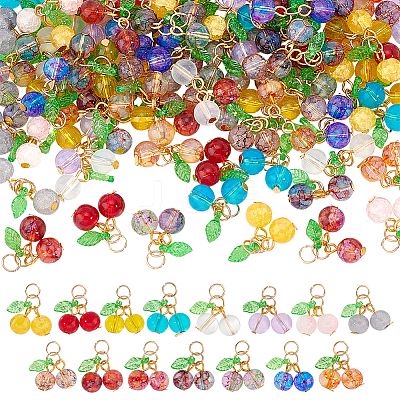 Cherry Glass Pendant PALLOY-PH01685-1