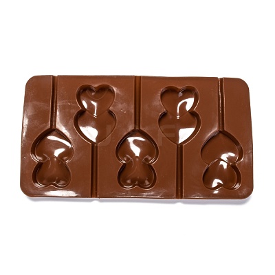 Heart Lollipop Food Grade Silicone Molds DIY-I061-12-1