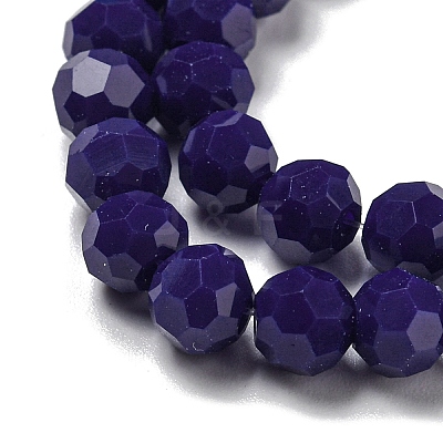 Opaque Glass Beads Stands LS-EGLA-A035-P6mm-D09-1