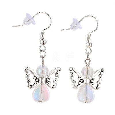 Angel Dangle Earrings EJEW-JE04338-01-1