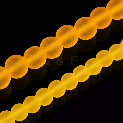 Transparent Glass Beads Strands GLAA-T032-T4mm-MD11-1