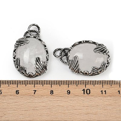 Natural Quartz Crystal Pendants G-Z101-02AS-11-1