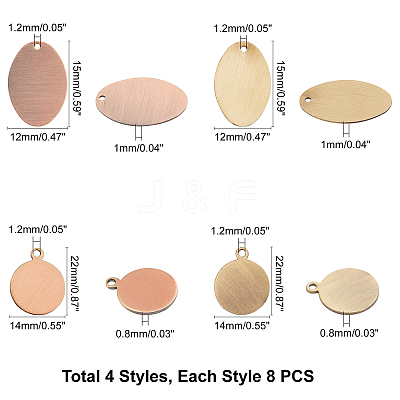 Brass Charms KK-PH0002-16-1