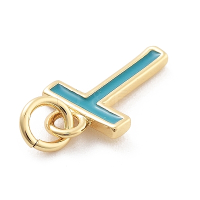 Rack Plating Brass Pendants KK-C065-03T-G-1