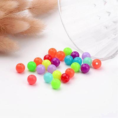 Fluorescent Acrylic Beads X-MACR-R517-8mm-M-1