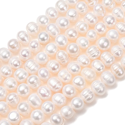 Natural Cultured Freshwater Pearl Beads Strands PA-CBABE82-15B-1