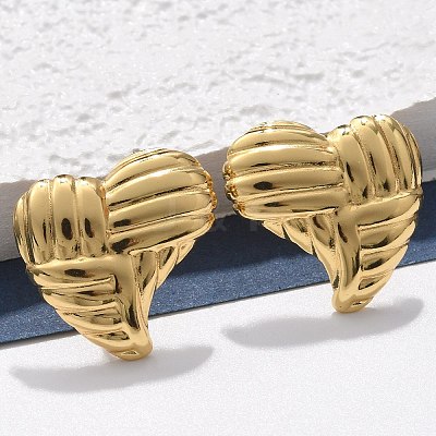 304 Stainless Steel Stud Earrings EJEW-L296-013G-04-1