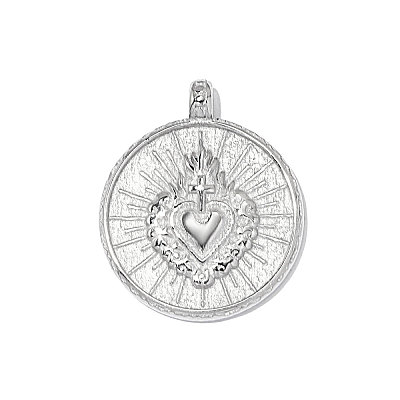 304 Stainless Steel Pendants STAS-OY014-66P-1
