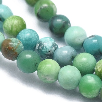 Natural HuBei Turquoise Beads Strands G-A177-04-15-1