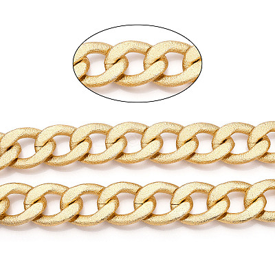 Aluminum Textured Curb Chains CHA-N003-05KCG-1
