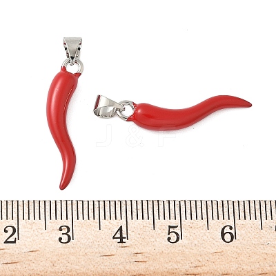 Brass Enamel Pendants KK-C110-09P-1