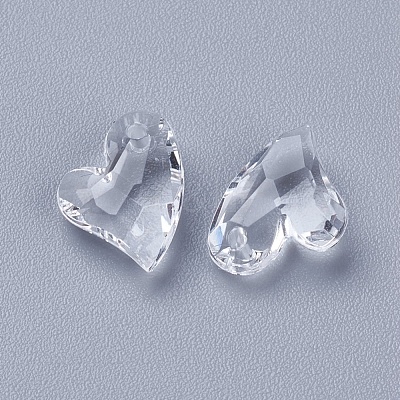 Transparent Acrylic Charms MACR-G055-11mm-02X-1