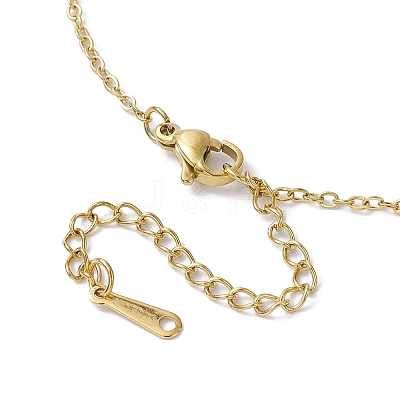 Alloy Enamel Pendant Necklace NJEW-JN04584-1