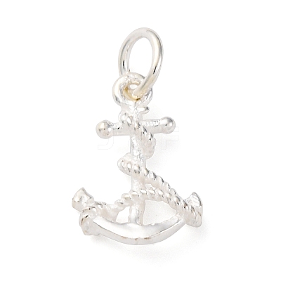 925 Sterling Silver Anchor Charms STER-G045-02S-1