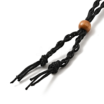 Braided Wax Rope Cord Macrame Pouch Necklace Making NJEW-J007-08-1