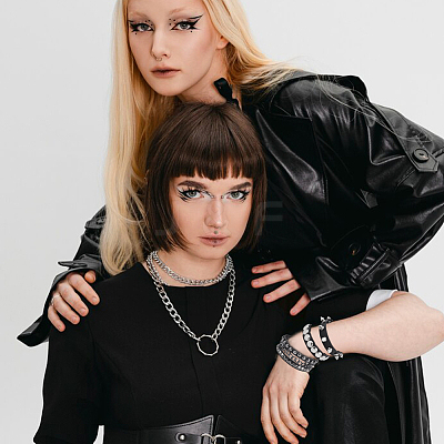 3Pcs Punk Style Imitation Leather Cord Bracelets BJEW-WH0014-076A-1