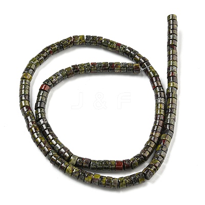 Natural Dragon Blood Jasper Beads Strands G-E571-B01-01-1