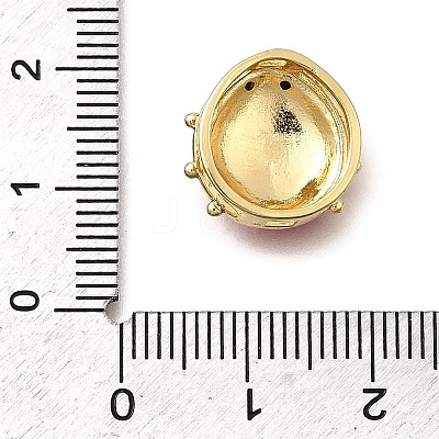 Brass Enamel Watch Band Charms KK-Z125-16A-G-1