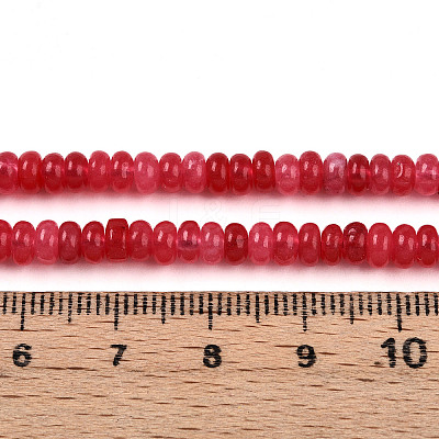 Dyed Natural White Jade Beads Strands X-G-T139-57A-09-1