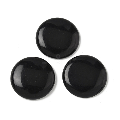 Natural Obsidian Cabochons G-C189-05A-1