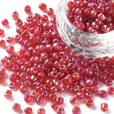 (Repacking Service Available) Round Glass Seed Beads SEED-C016-4mm-165-1