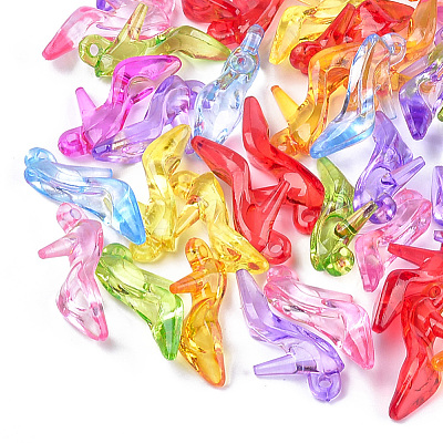 Transparent Acrylic Pendants TACR-T005-01-1