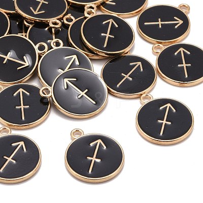 Alloy Enamel Pendants ENAM-S124-01A-08F-1