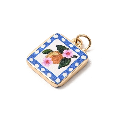 Printed Brass Pendants KK-H253-05A-G02-1