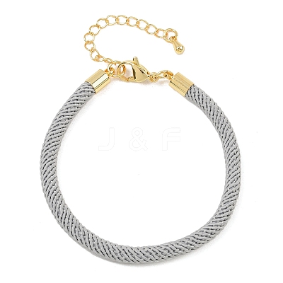 4.5MM Round Nylon Milan Cord Bracelet Making LS-BJEW-I245-01G-27-1