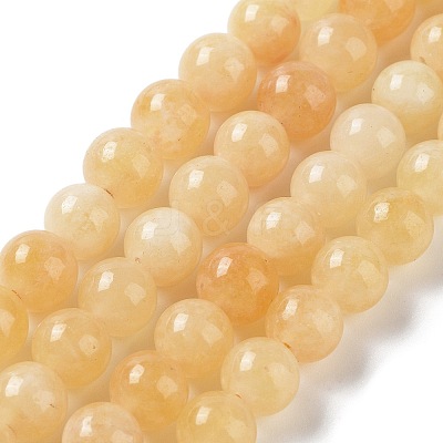 Dyed Natural Malaysia Jade Beads Strands G-G021-02B-11-1