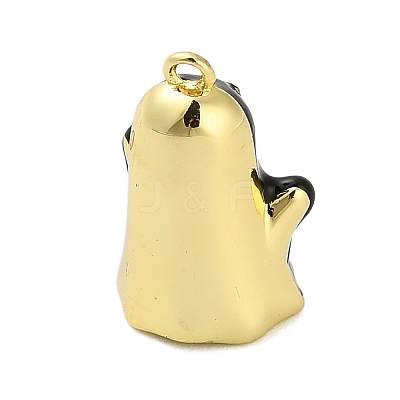 Halloween Brass Enamel Pendants KK-F915-01C-G-1