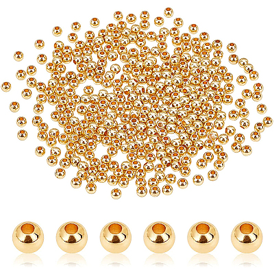 Brass Beads KK-PH0002-20B-1
