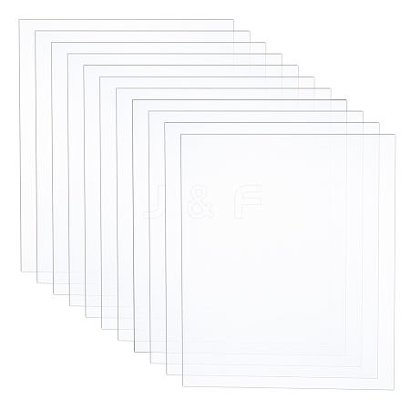 Transparent Plastic Board with Protective Paper for Photo Frame Replacement DIY-OC0003-74C-1