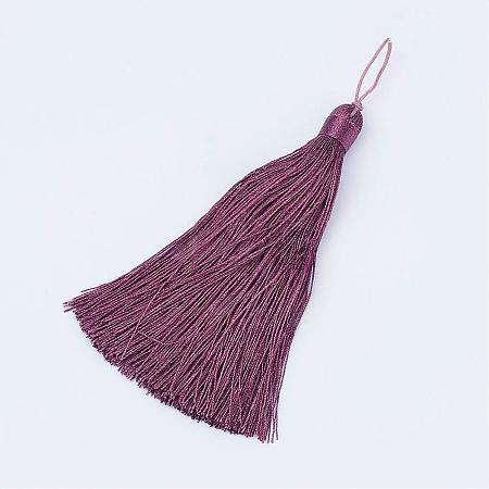 Nylon Tassel Big Pendants AJEW-P044-11-1