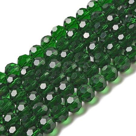 Transparent Glass Beads X-EGLA-A035-T10mm-D10-1