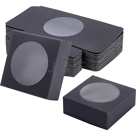 Foldable Kraft Paper Boxes CON-WH0068-63C-1