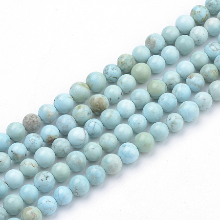 Synthetic Turquoise Beads Strands X-G-Q953-03-8mm-1
