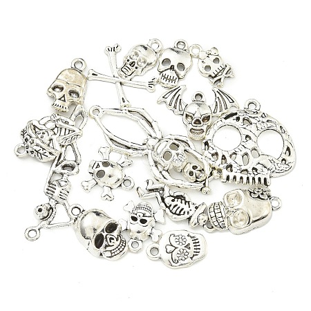 Hallowmas Theme Tibetan Style Alloy Pendants FIND-U010-16-1