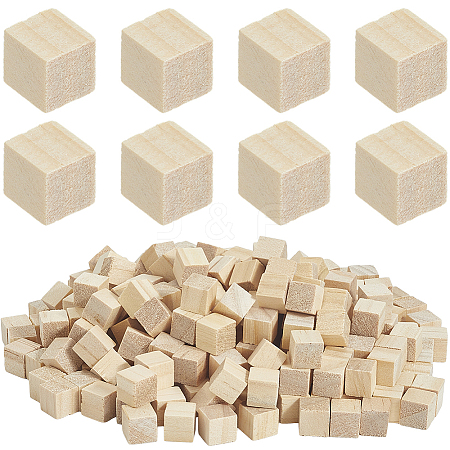 250Pcs Pine Wooden Building Boards for Painting WOCR-SP0001-01-1