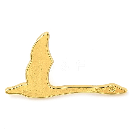 Bird Alloy Brooches JEWB-I035-08G-02-1