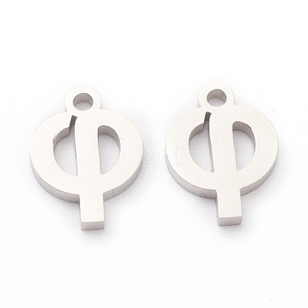 Non-Tarnish 304 Stainless Steel Charms STAS-G244-01F-1